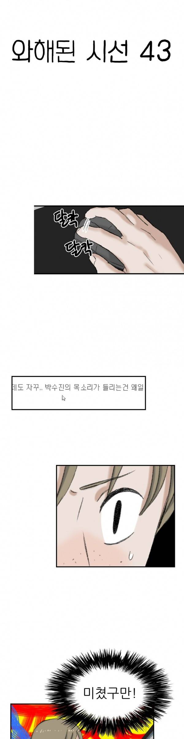 와해된 시선 43화 1