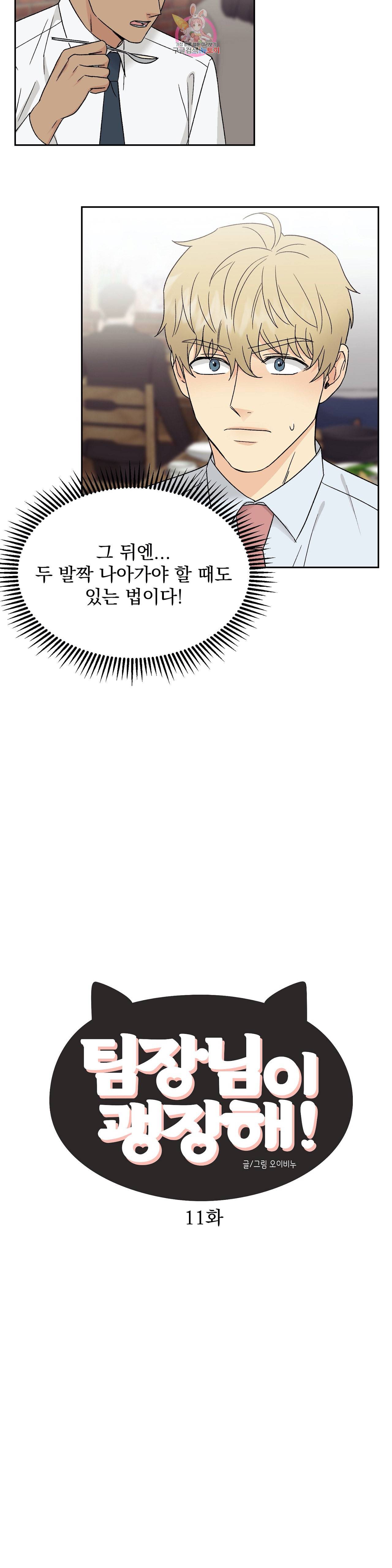 팀장님이 괭장해 11화 2