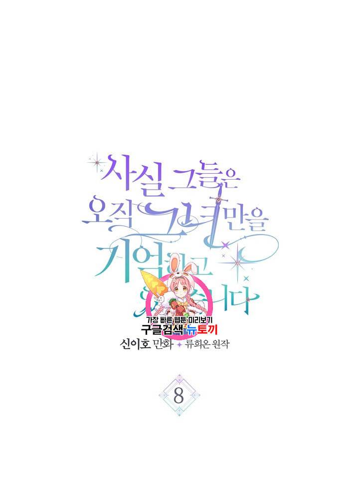 사실 그들은 오직 그녀만을 기억하고 있었습니다 8화 1