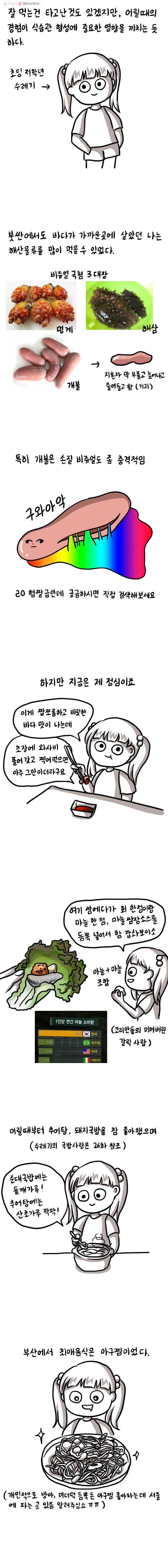 쓰레기 머학생 33화 아무거나 잘먹는 만화 2