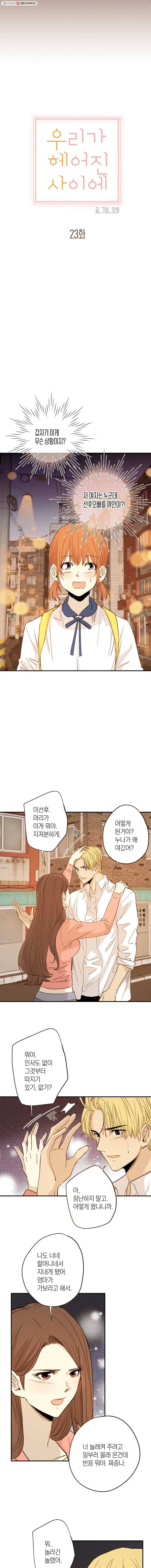우리가 헤어진 사이에 23화 2