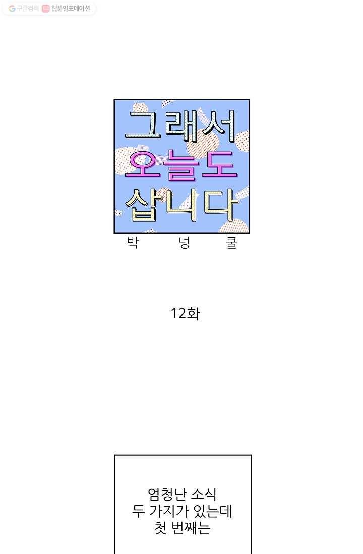 그래서 오늘도 삽니다 12화 1