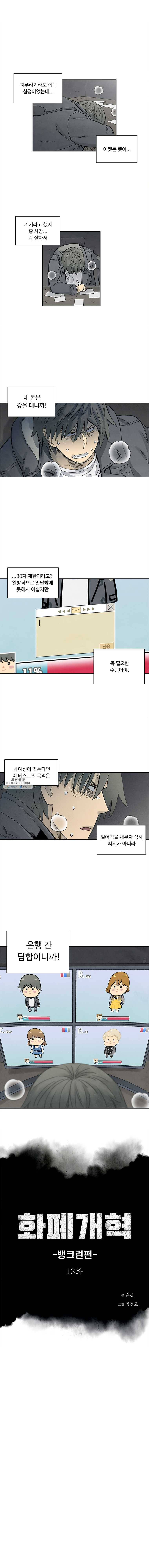 화폐개혁 뱅크런편 13화 1