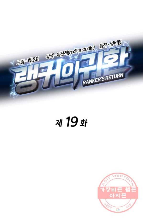 랭커의 귀환 19화 20