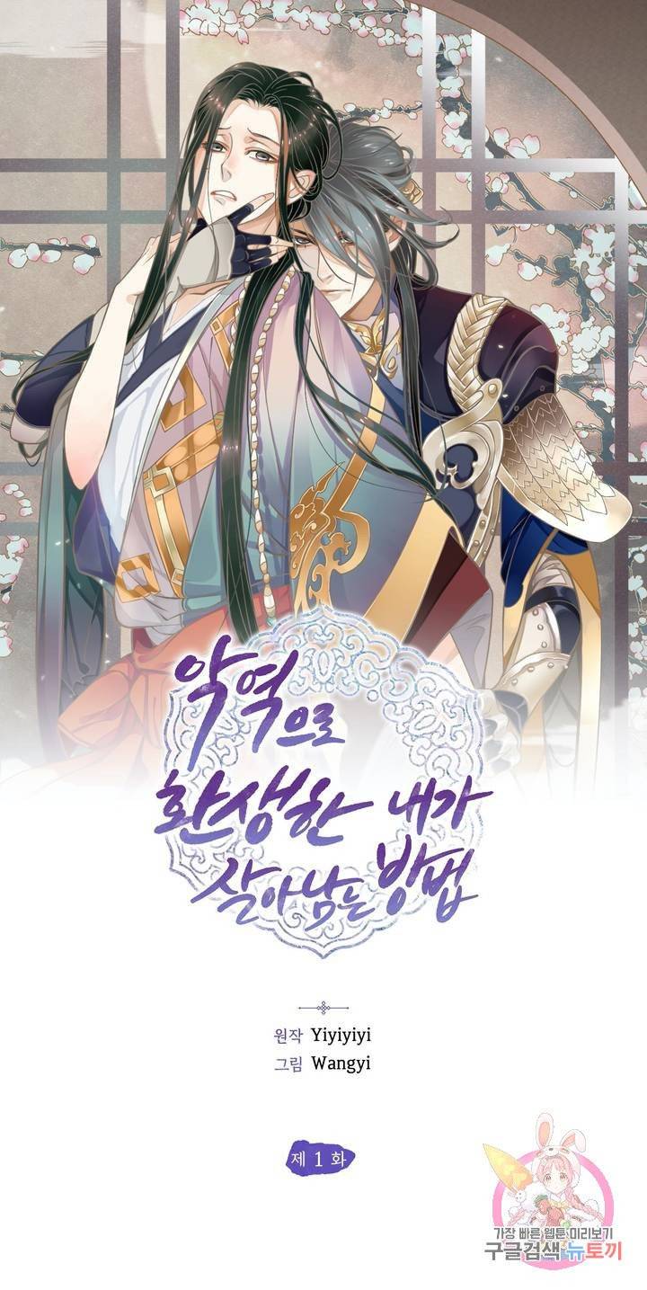 악역으로 환생한 내가 살아남는 방법 1화 1