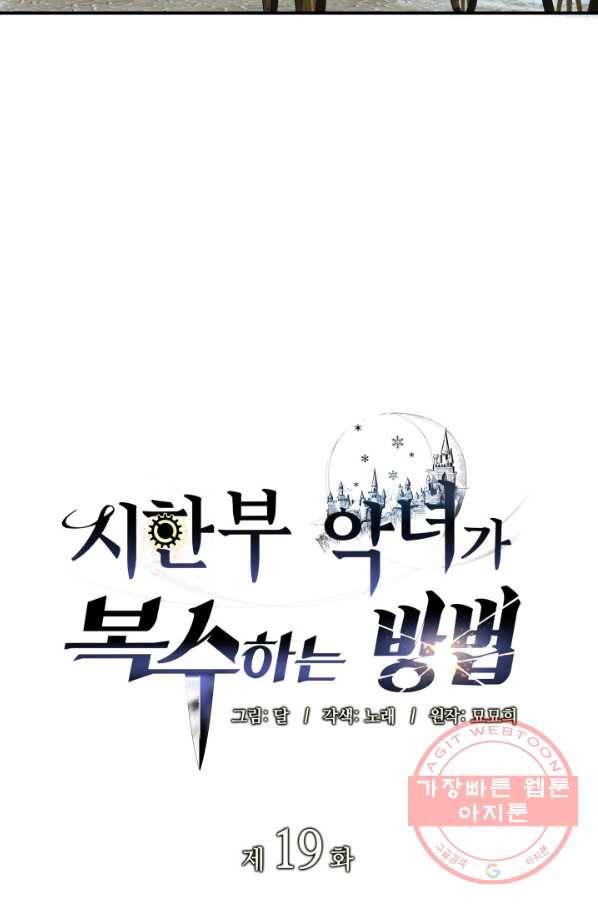 시한부 악녀가 복수하는 방법 19화 10