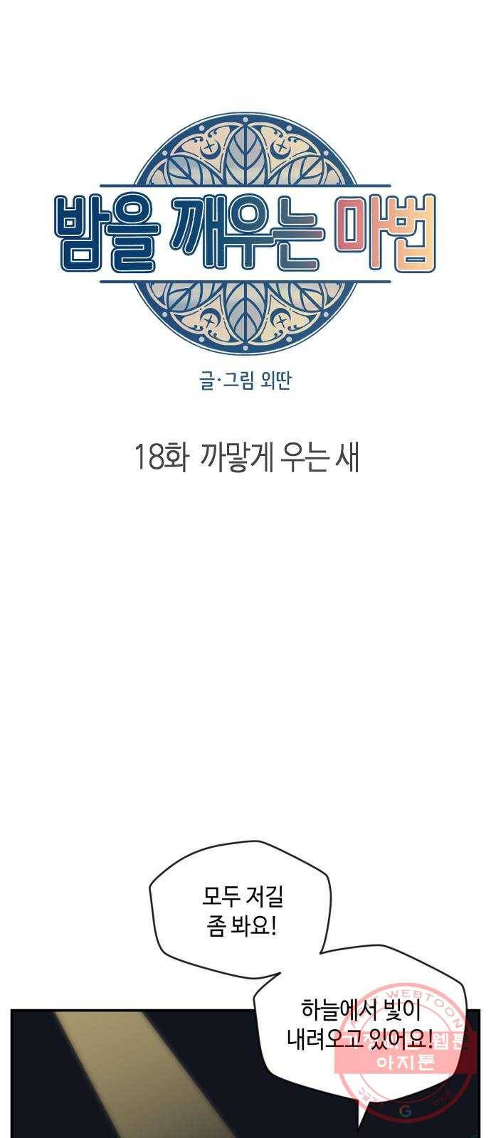 밤을 깨우는 마법 18화 까맣게 우는 새 6