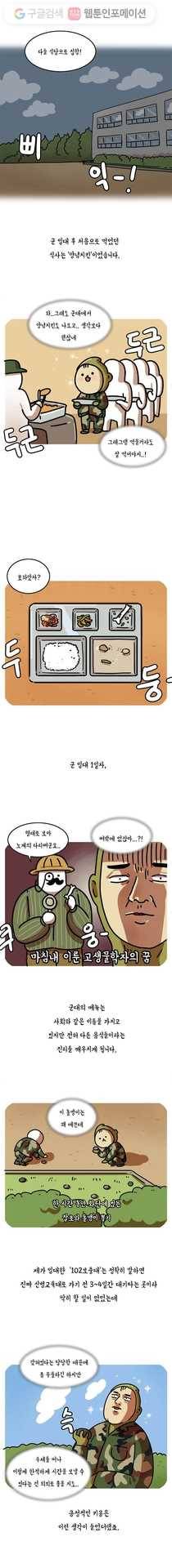 키몽의 호구로운 생활 84화 훈련소에서 운 썰 2