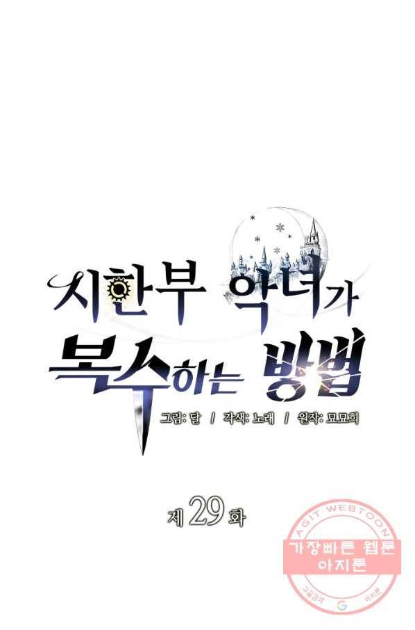 시한부 악녀가 복수하는 방법 29화 1