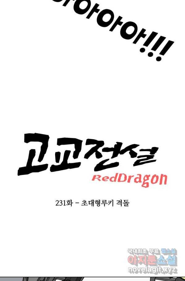 고교전설 231화 초대형루키 격돌 6