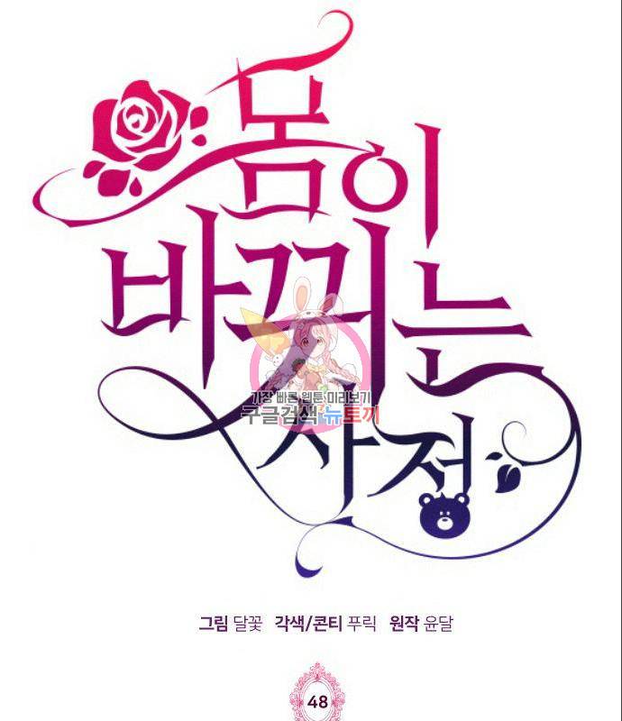 몸이 바뀌는 사정 48화 1
