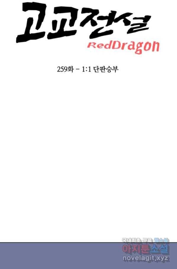 고교전설 259화 1:1단판승부 9