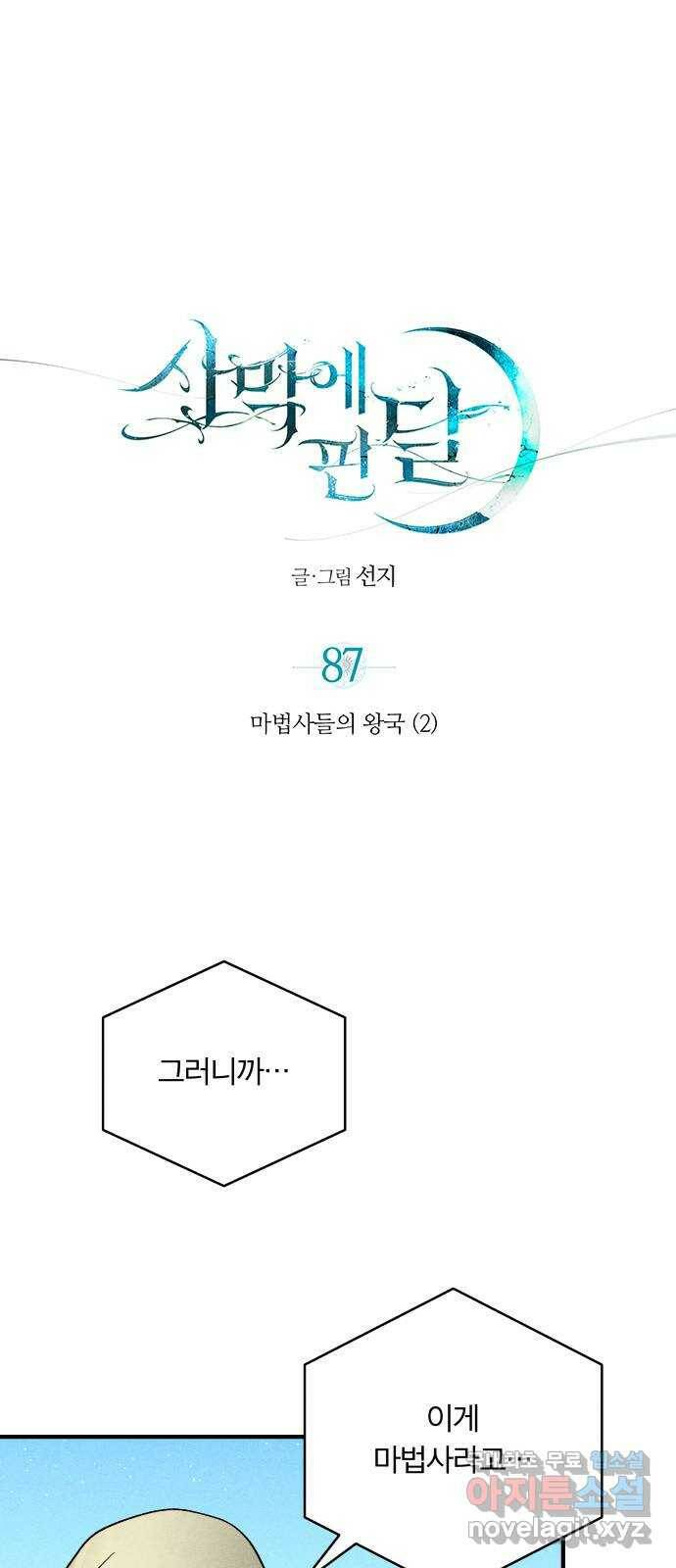 사막에 핀 달 87. 마법사들의 왕국(2) 1