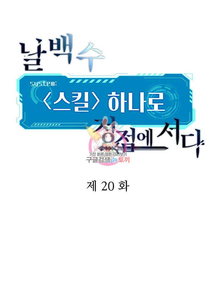 날백수, 스킬 하나로 정점에 서다 20화 1