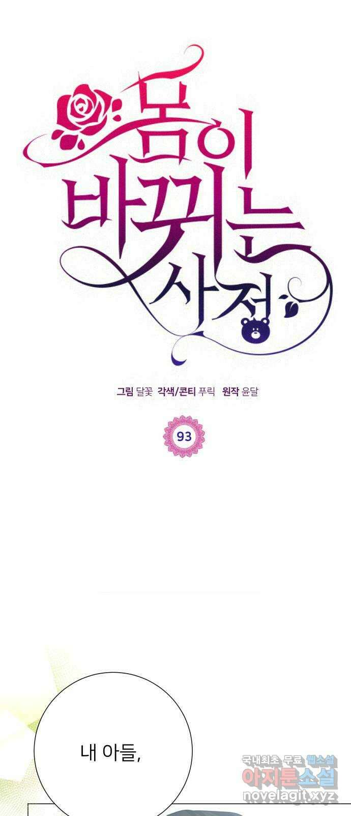 몸이 바뀌는 사정 93화 1