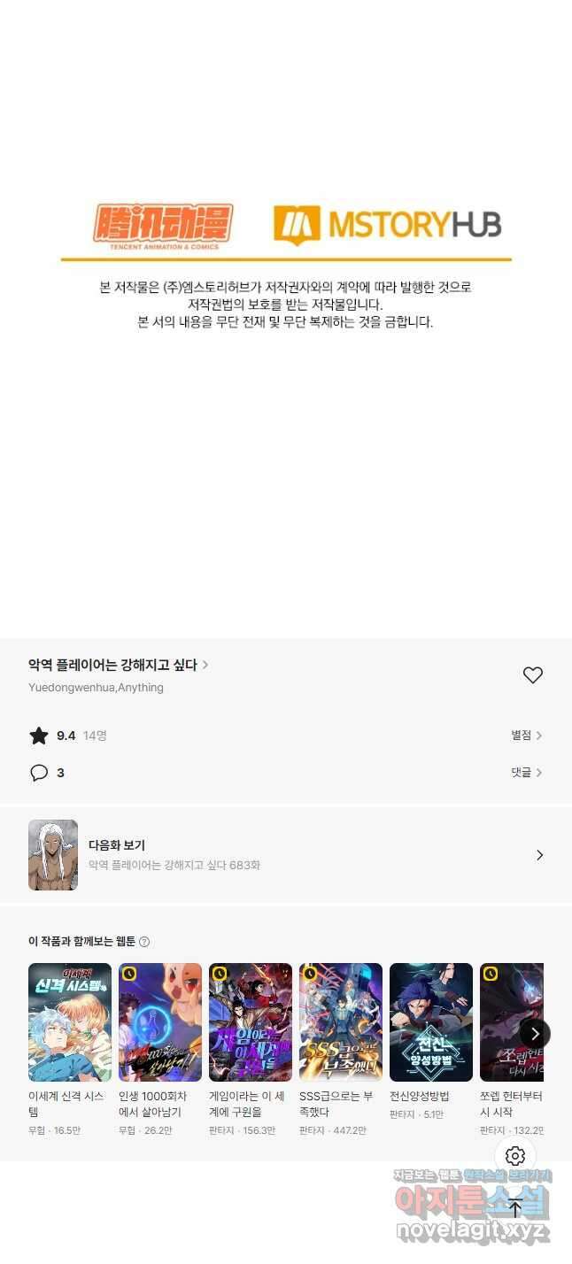 악역 플레이어는 강해지고 싶다 682화 36