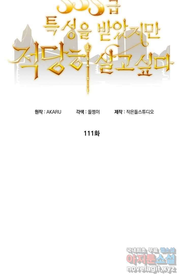 SSS급 특성을 받았지만 적당히 살고 싶다 111화 15
