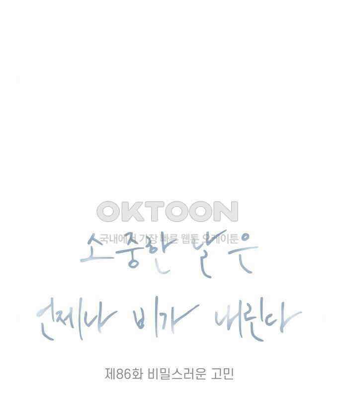 소중한 날은 언제나 비가 내린다 제86화 비밀스러운 고민 15