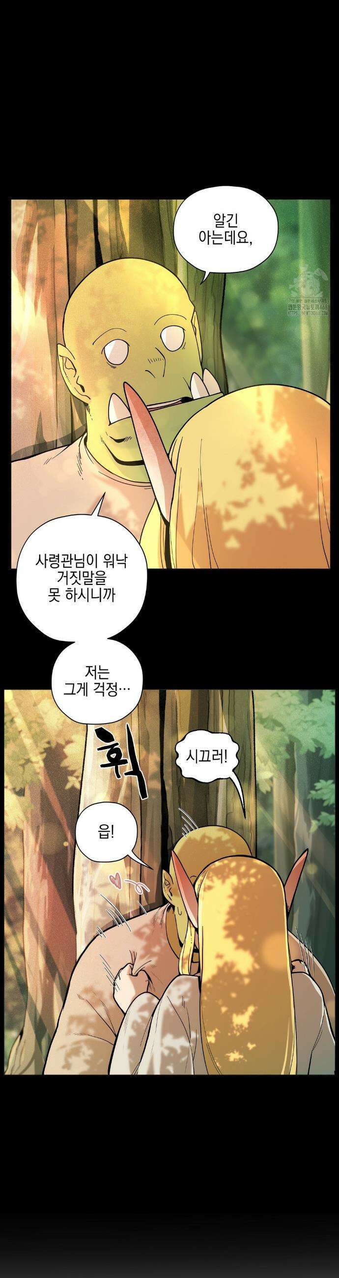 오크의 포로가 된 엘프 여사령관 211화 5