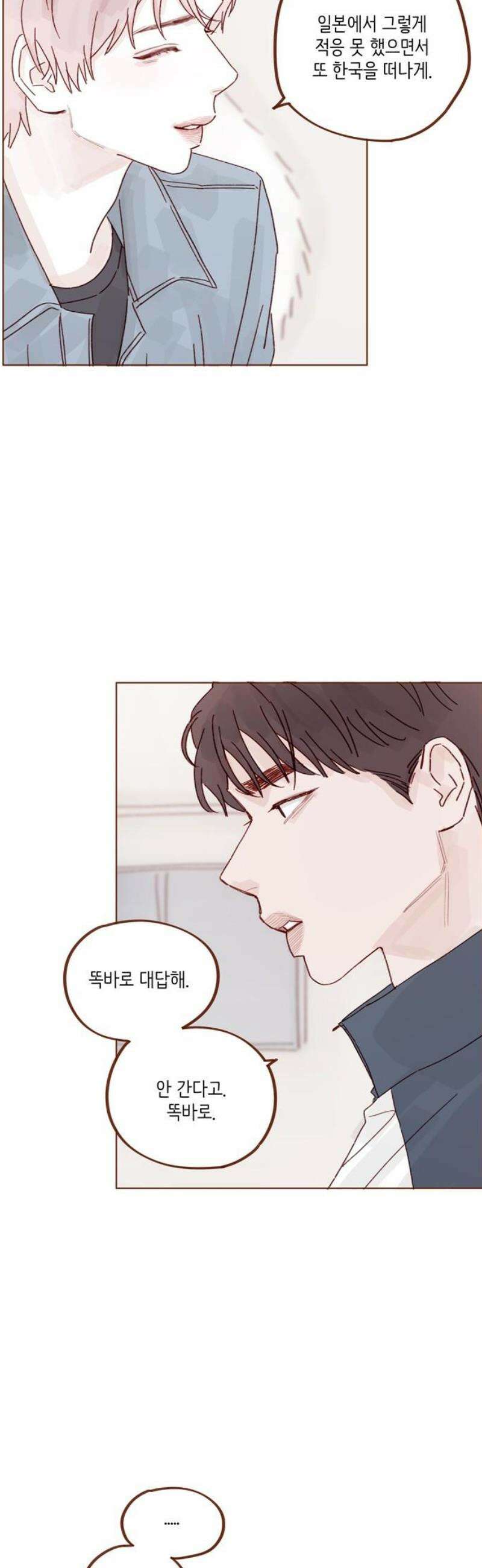 홍시는 날 좋아해 324화 : 똑바로 대답해． 안 간다고 25