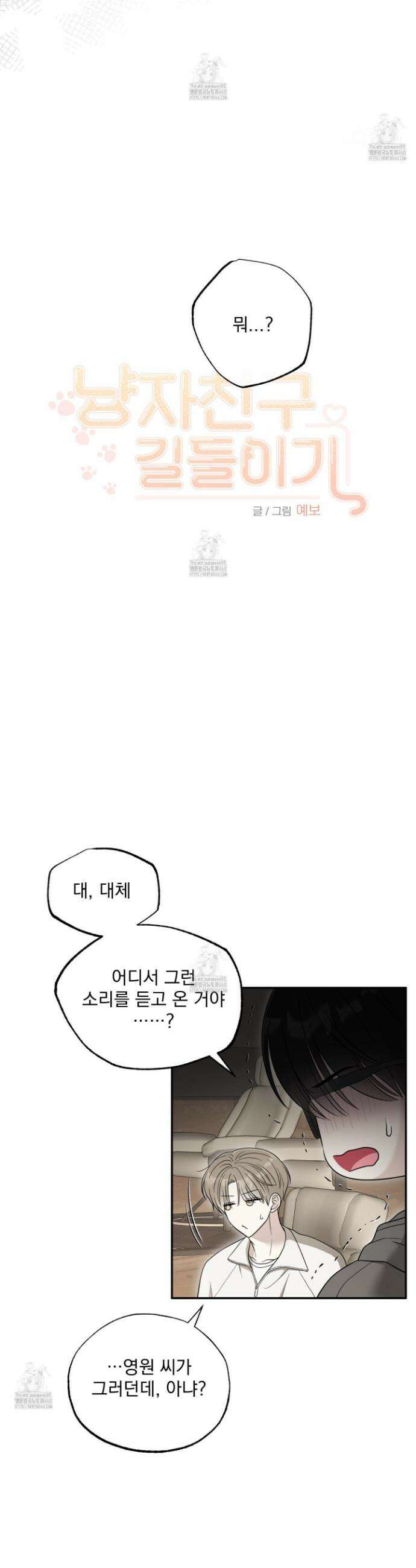 냥자친구 길들이기 19화 2