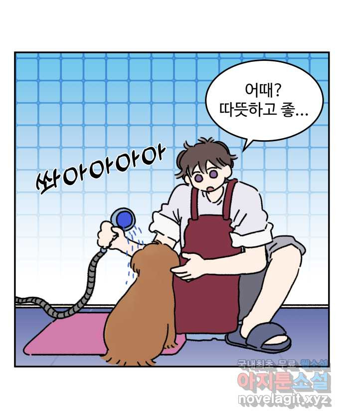강아지는 멍멍하고 짖지 않아! 63화 - 목욕하는 날 1 20